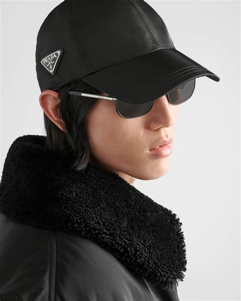 prada baseball cap mens|Prada re nylon baseball cap.